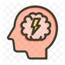Brain Power Thinking Brain Icon