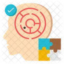 Mind Strategy Head Strategy Brain Strategy Icon