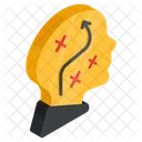 Mind Strategy Strategic Brain Strategic Plan Icon
