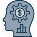 Mind System Chart Dollar Icon