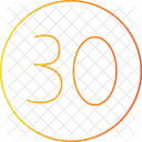 Mindestgeschwindigkeit  Symbol