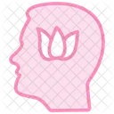 Mindfulness Duotone Line Icon Icon