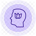 Mindfulness Line Icon Icon