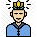 Mindfulness Meditation Yoga Icon