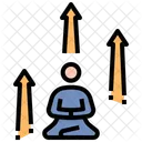 Mindfulness Chanting Meditate Self Confidence Relaxation Believe In Yourself Icon