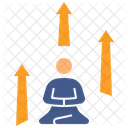 Mindfulness Chanting Meditate Self Confidence Relaxation Believe In Yourself Icon