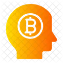 Mindset Bitcoin Cryptocurrency Icon
