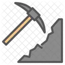 Mine Mining Axe Icon
