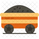 Mine Cart Trolley Coal Icon