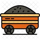 Mine Cart Trolley Coal Icon