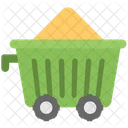Minecart Cement Cart Icon