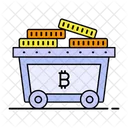 Bitcoin Bitcoin Mining Cart Cryptocurrency Icon