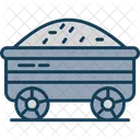 Mine Cart Trolley Coal 아이콘