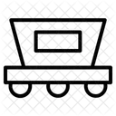 Minenkarren Bergbaukarren Karren Symbol