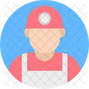 Miner Worker Labour Icon