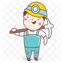 Digger Miner Coal Miner Icon
