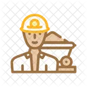 Miner Worker Color Icon