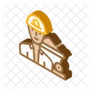 Miner Worker Male Icon