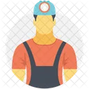 Miner Mineworker Laborer Icon
