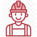 Miner Man Overalls Icon