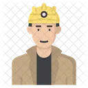 Miner Mining Cryptocurrency Icon
