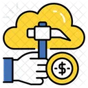 Mineração em nuvem  Ícone