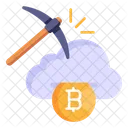 Mineracao Mineracao Em Nuvem Mineracao De Bitcoin Icon