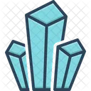 Mineral Metallic Crystal Symbol