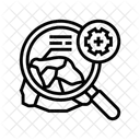 Mineral Analysis Mining Icon