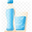 ミネラルウォーター、水、飲み物 アイコン