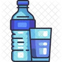 Mineral Water Refreshment Bottle Icon