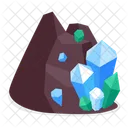 Mineralien Geologie Natur Icon