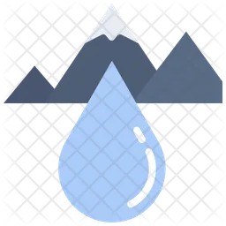 Mineralwasser  Symbol