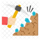 Mineria Exploracion Desenterrar Icono
