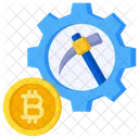 Mineria De Bitcoins Mineria Mina Icono