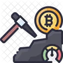 Bitcoin Criptomoneda Mineria Icono