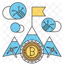 Minería de bitcoins  Icono