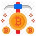 Bitcoin Dinero Moneda Icono