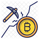 Mineria De Bitcoins Mineria Digital Icono