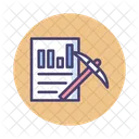 Mineria De Mdata Mineria De Datos Analisis Icono