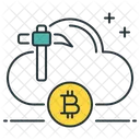 Mineria En La Nube Mineria Mineria De Bitcoins Icon