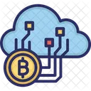 Mineria En La Nube Mineria Mineria De Bitcoins Icono