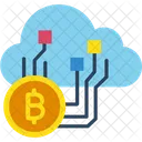 Mineria En La Nube Mineria Mineria De Bitcoins Icono