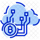 Mineria En La Nube Mineria Mineria De Bitcoins Icono