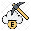 Mineria En La Nube Mineria Criptomonedas Icono