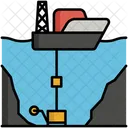 Minería submarina  Icono
