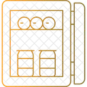 ミニバー、客室内バー、ホテルドリンク アイコン