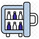 Mini Bar Bar Mini Fridge Icon