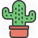 Mini Cactus Plant  Icon