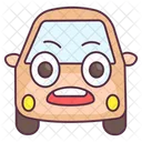 Cute Car Transport Vehicle Icon